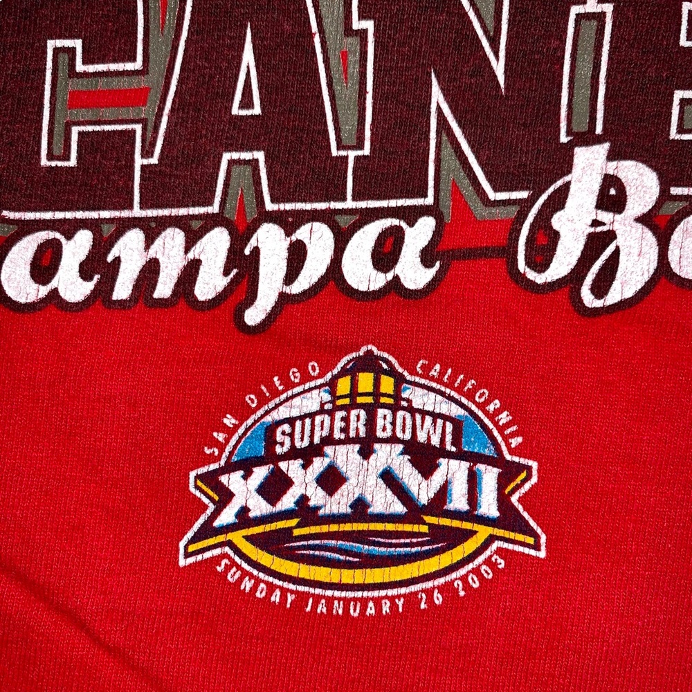 Vtg 2003 Tampa Bay Buccaneers Super Bowl Champ Tee - Picture 4 of 9